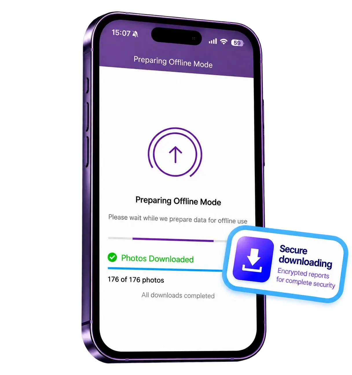 APR mobile app working offline